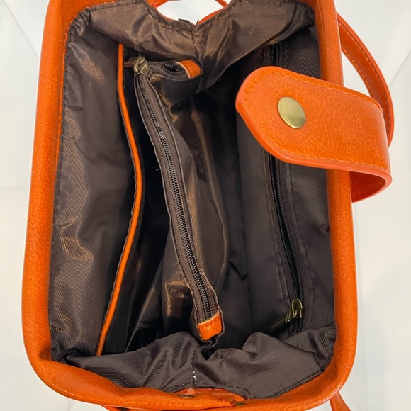 ORANGE CLUTCH CROSSBODY BAG - Picture 5 of 11